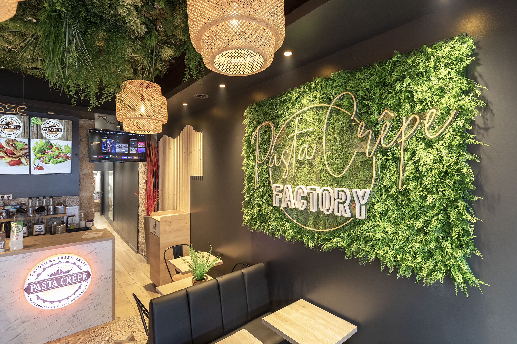 Aménagement boutique de pâtes